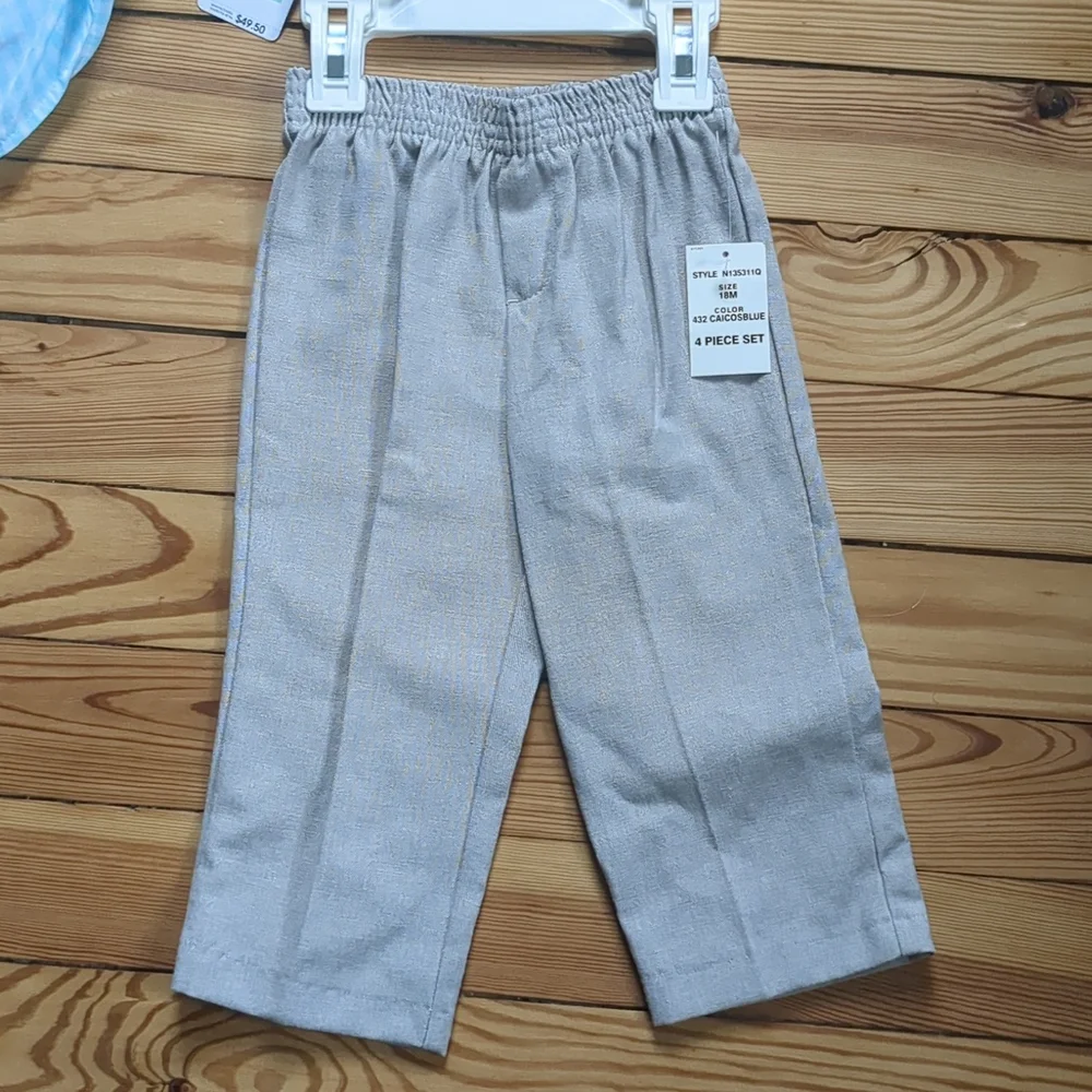 NWT Toddler Boy Formal Easter Wedding outfit with vest - Picture 4 of 5